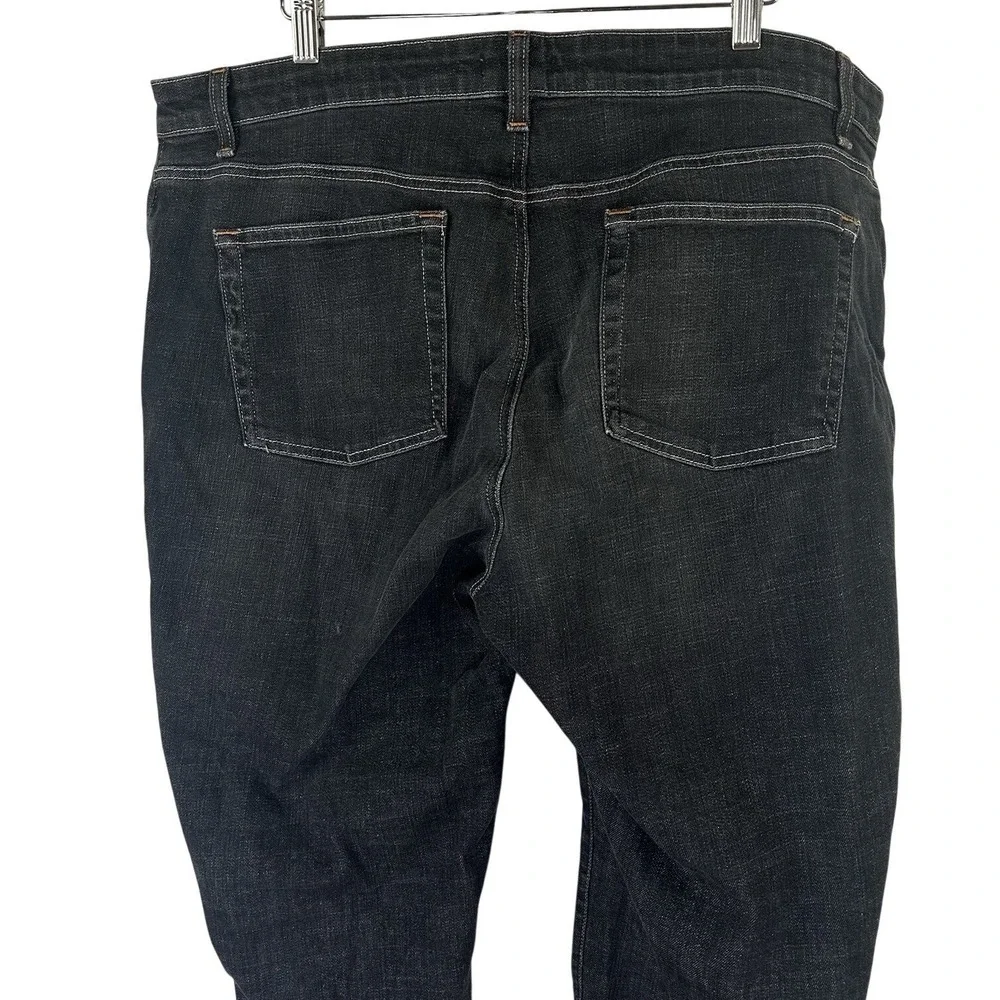 Eileen Fisher Woman Organic Cotton Stretch Denim Pants Jeans Black Women's 18W